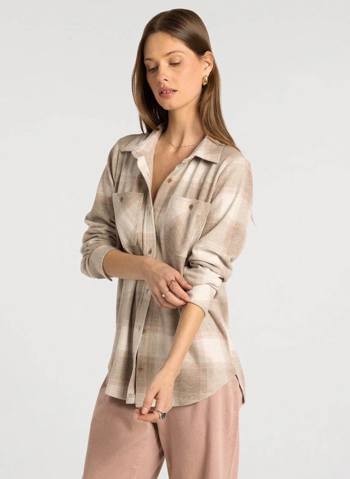 Super Soft Lewis Button Down Plaid Shirt