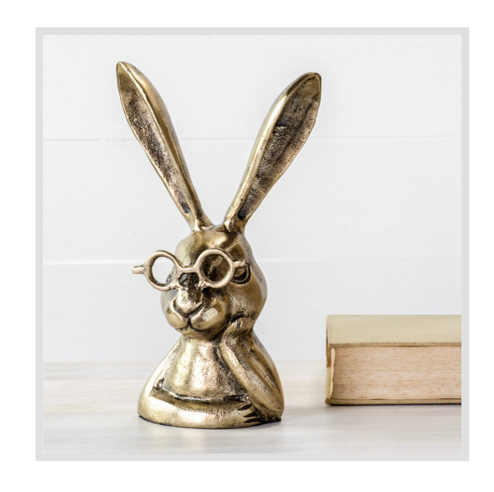 GOLD EYEGLASSES BUNNY