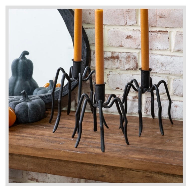 Spider Leg Taper Candle Holders