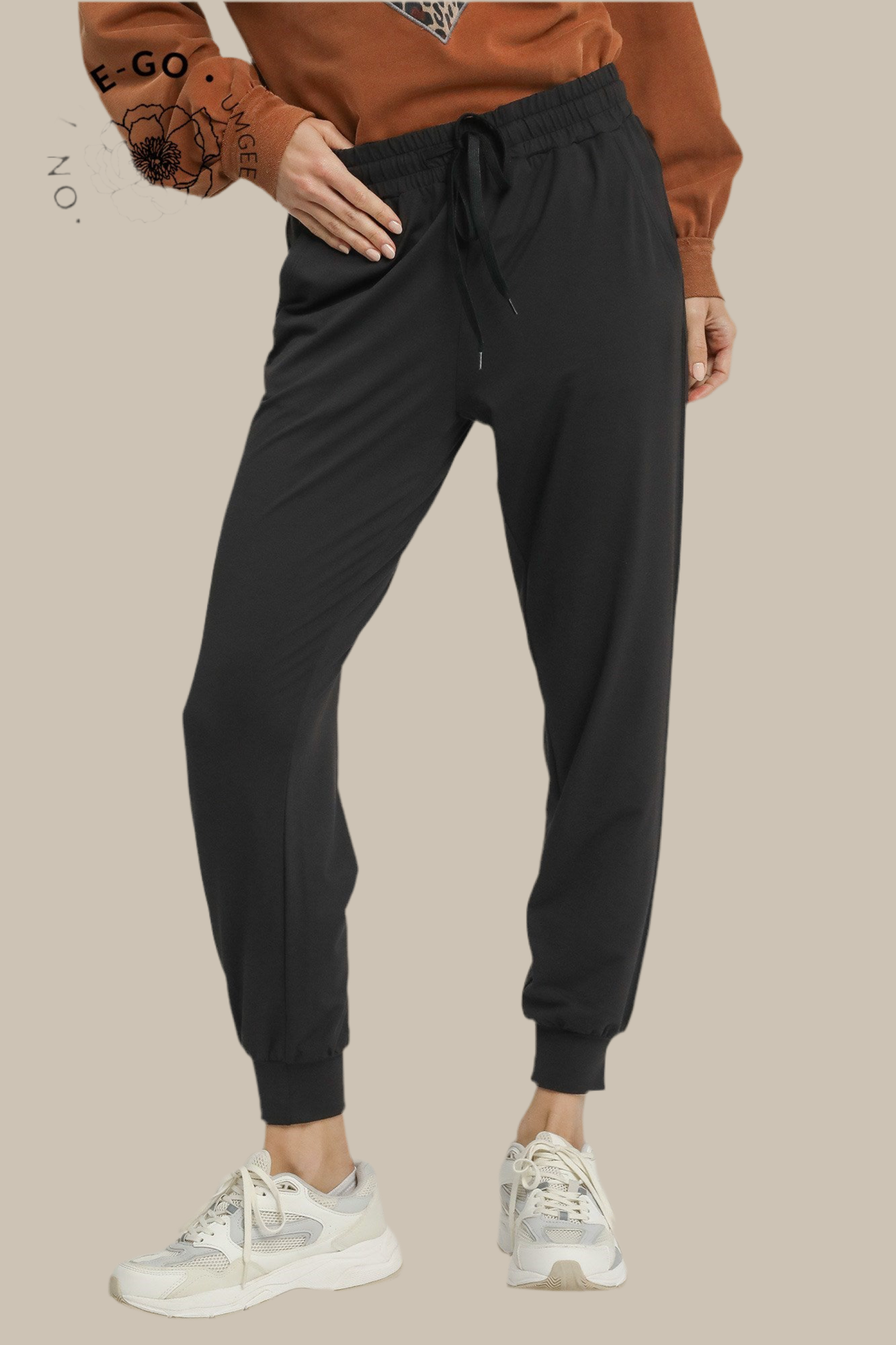 Elastic Drawstring Joggers