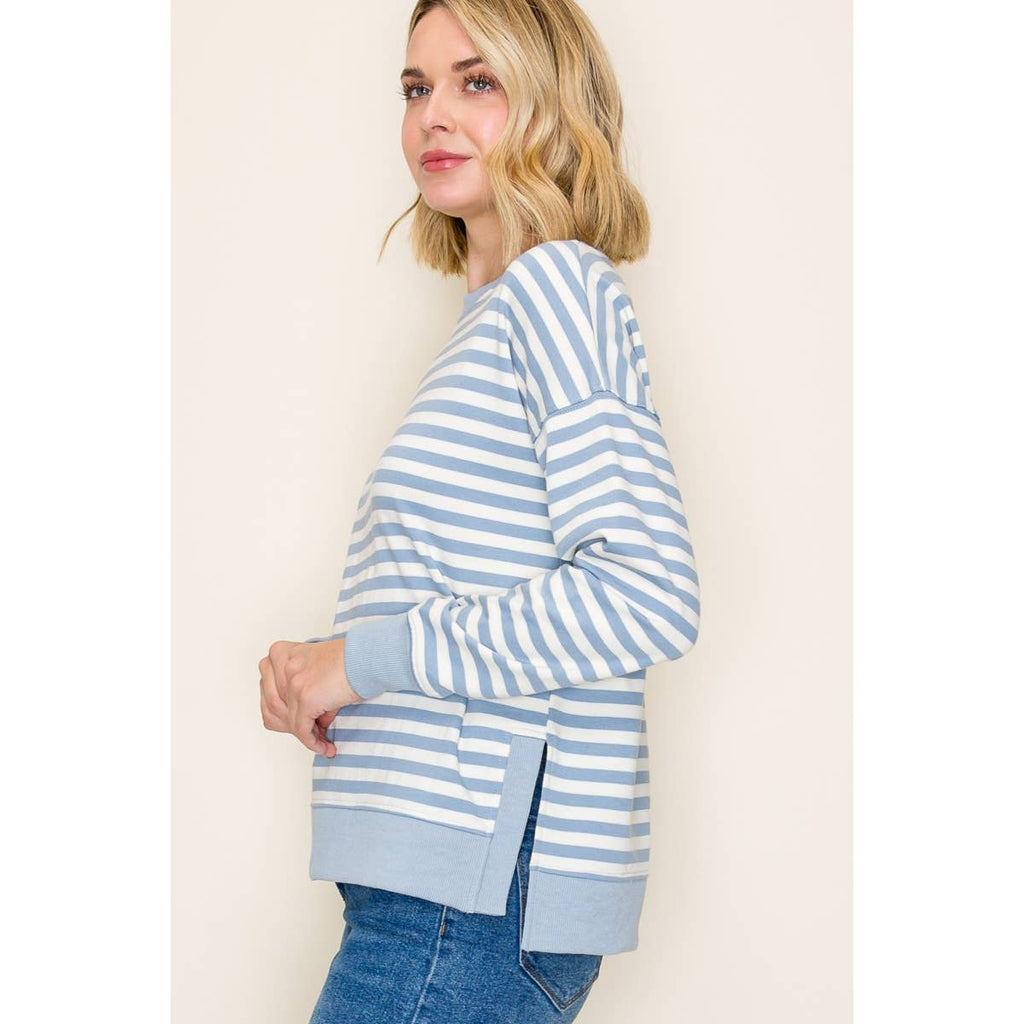 STRIPED SWEATSHIRT