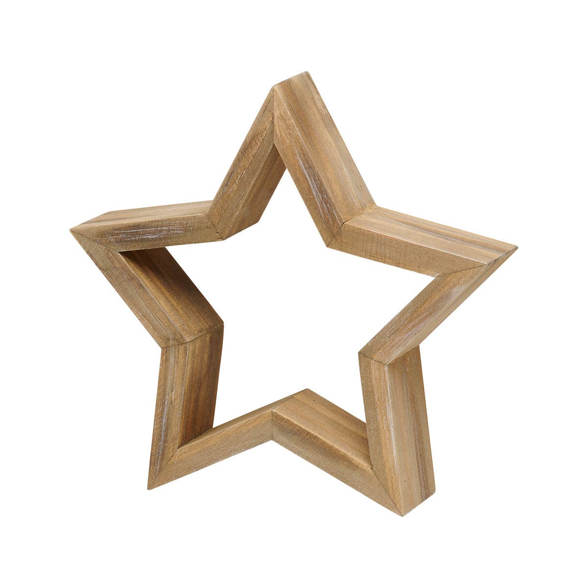 Lrg. Wood Hollow Star
