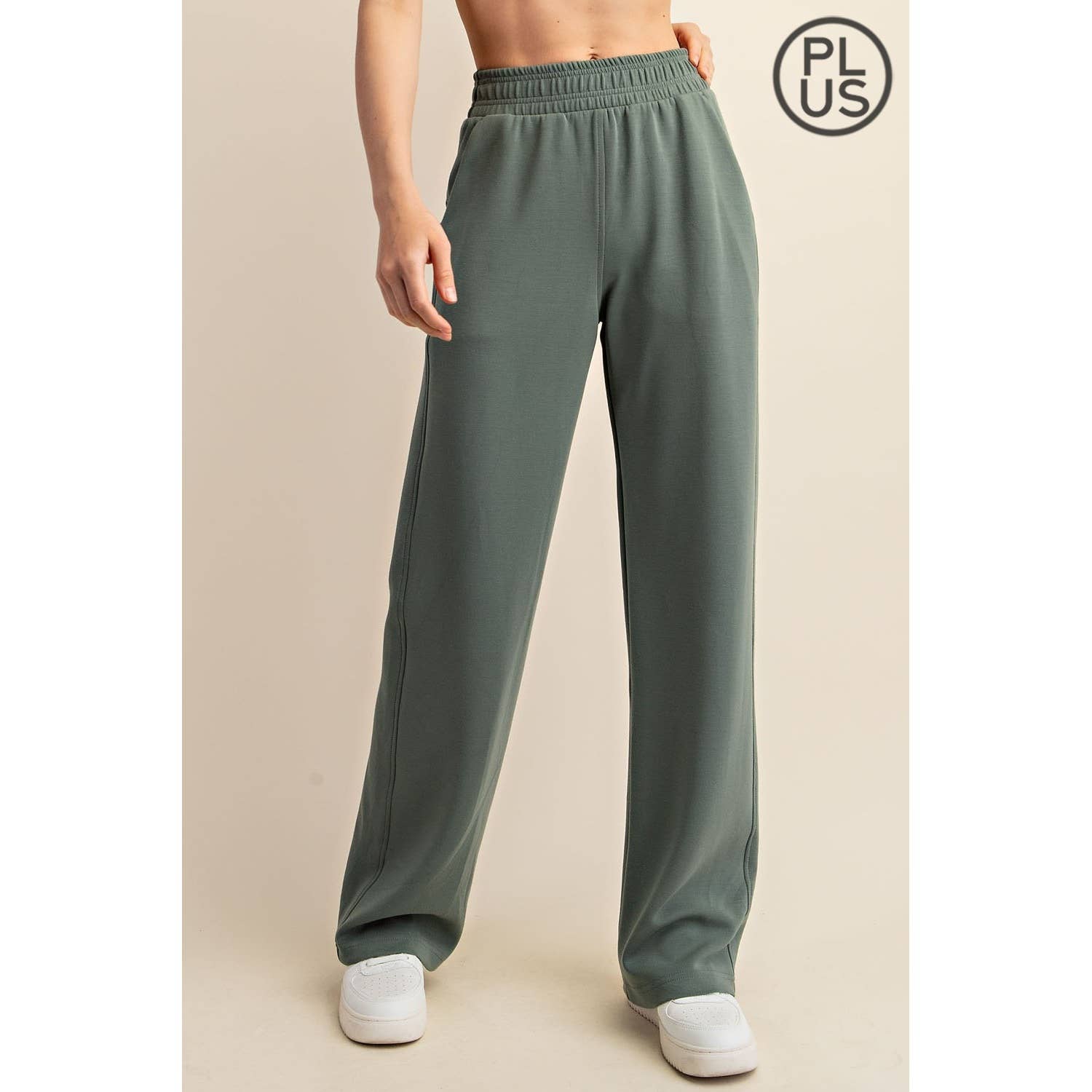 CURVY MODAL SCUBA STRAIGHT PANT