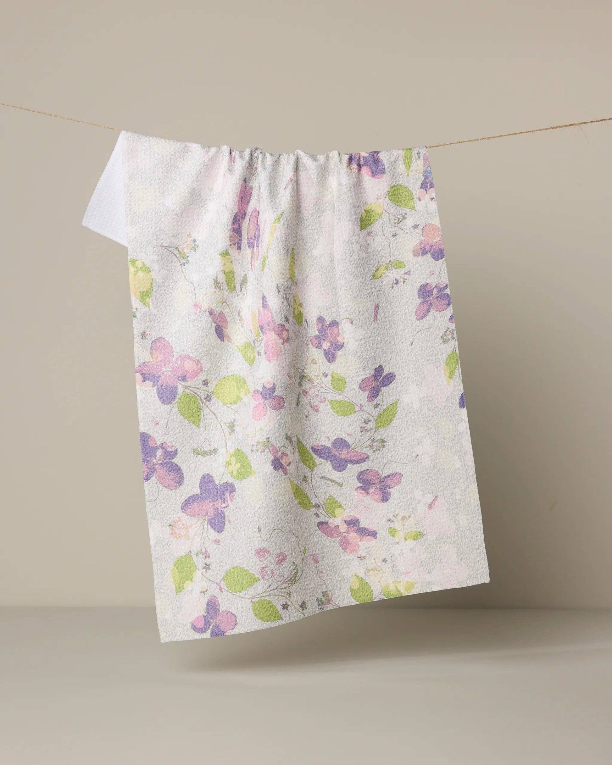 Ophelia Garden Tea Towel