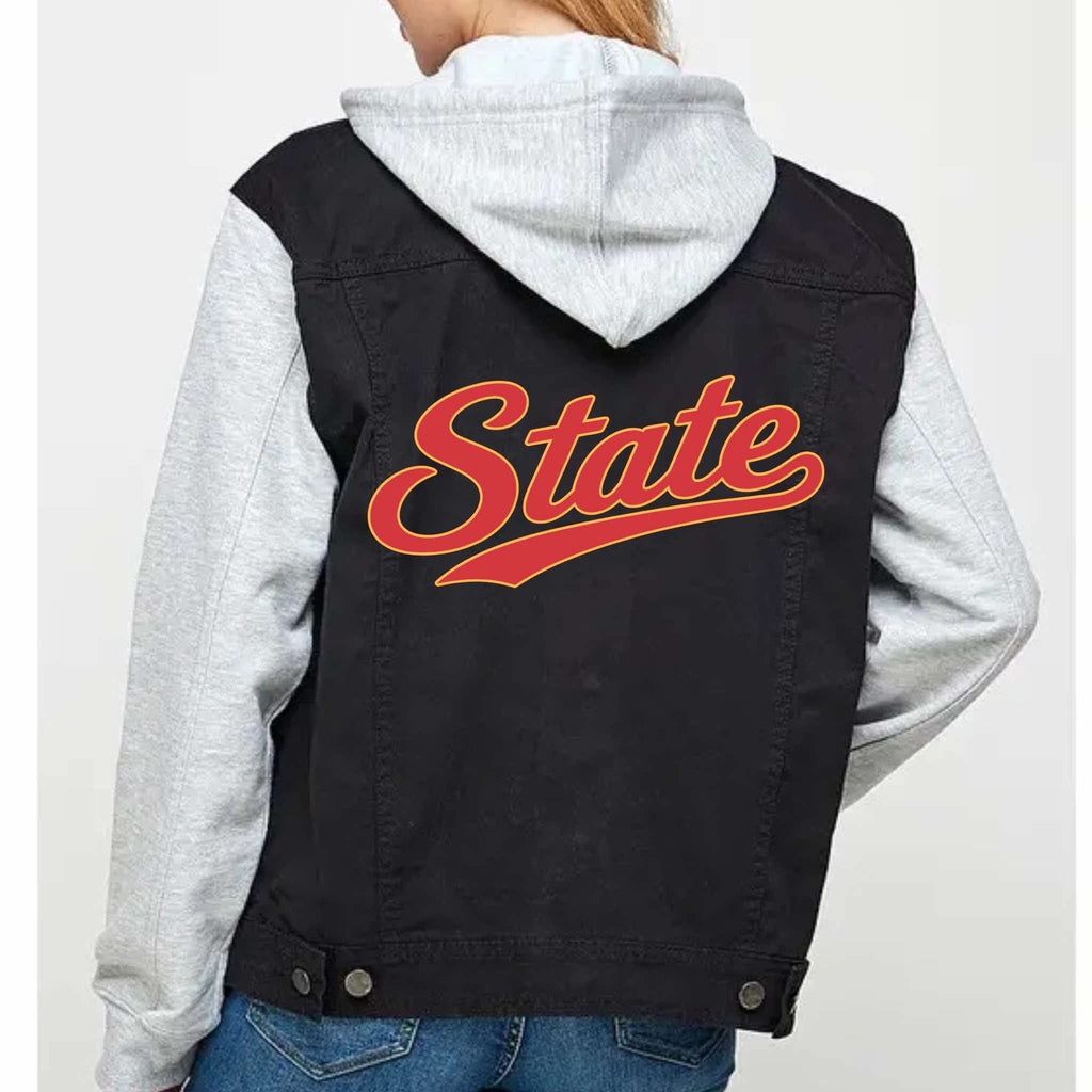 Iowa State Game Day Varsity Denim Jacket