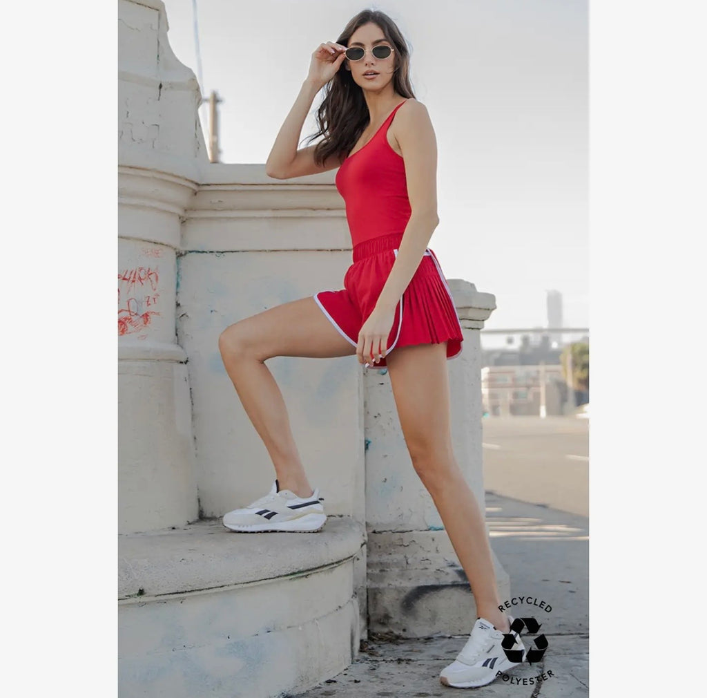 Gameday Pleated Skort One-piece set