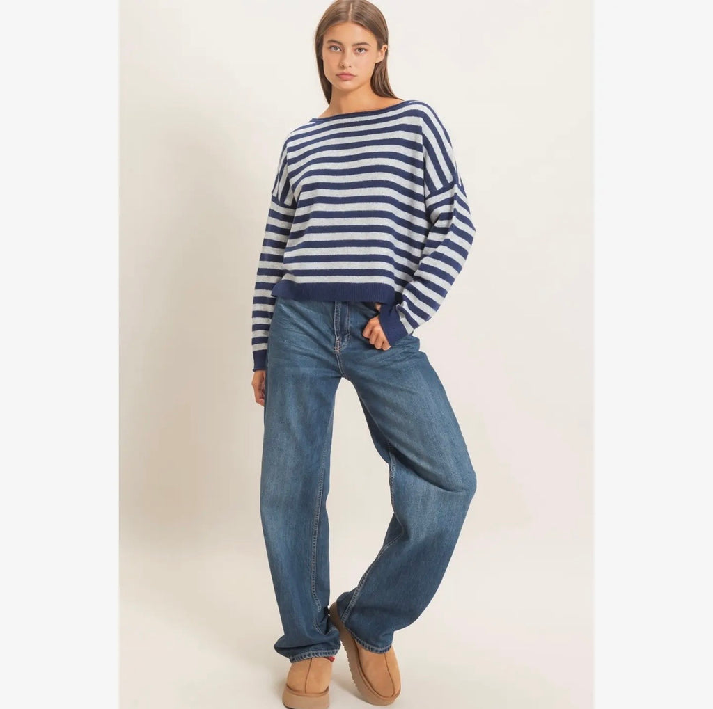 Stripe Knit Sweater