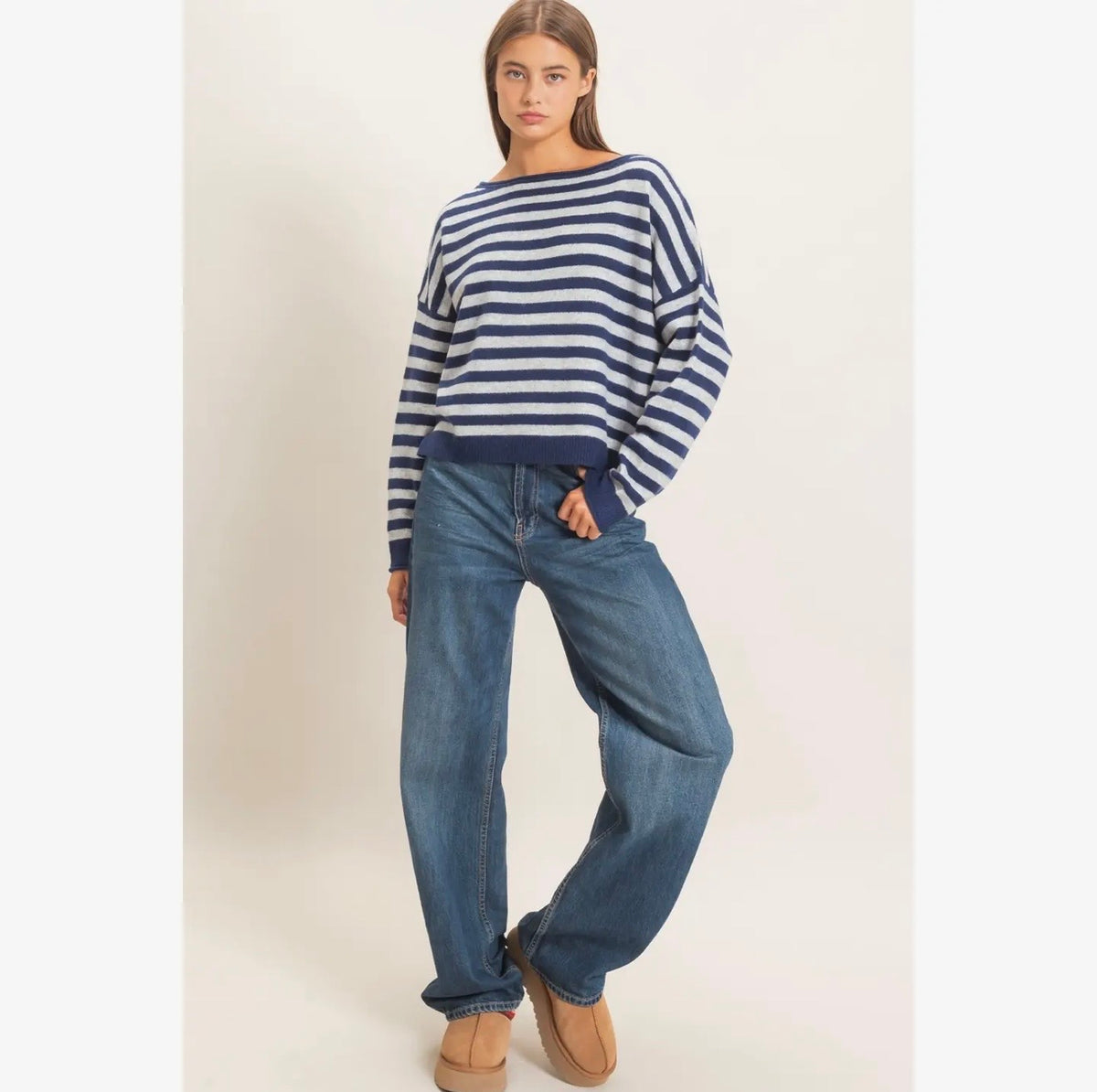 Stripe Knit Sweater