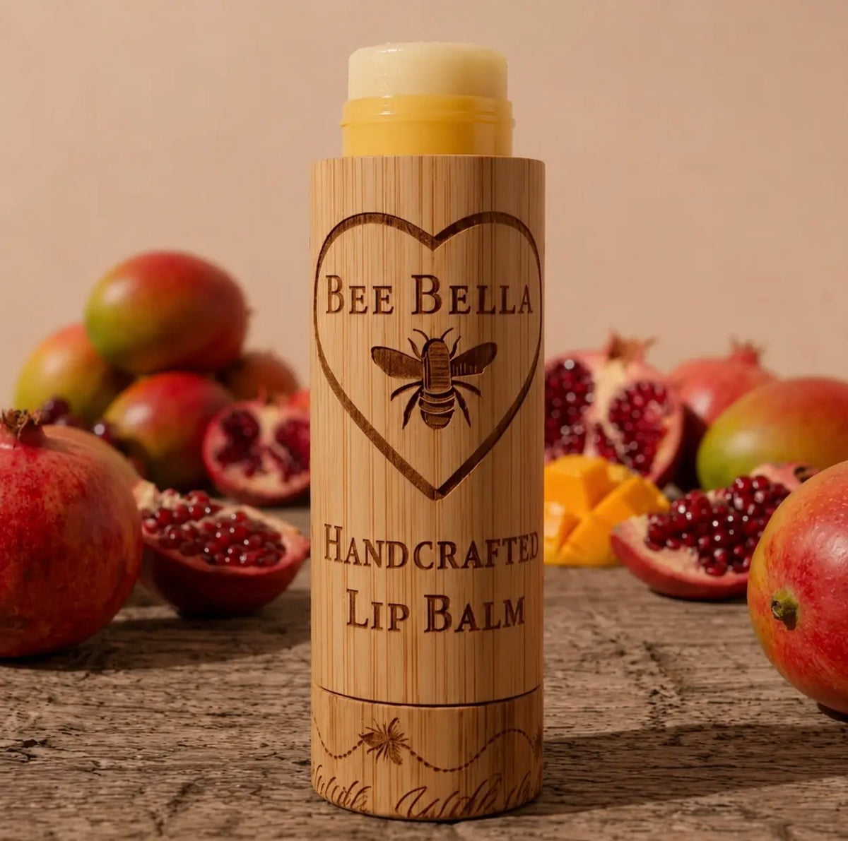 Bee Pomegranate Mango Lip Balm