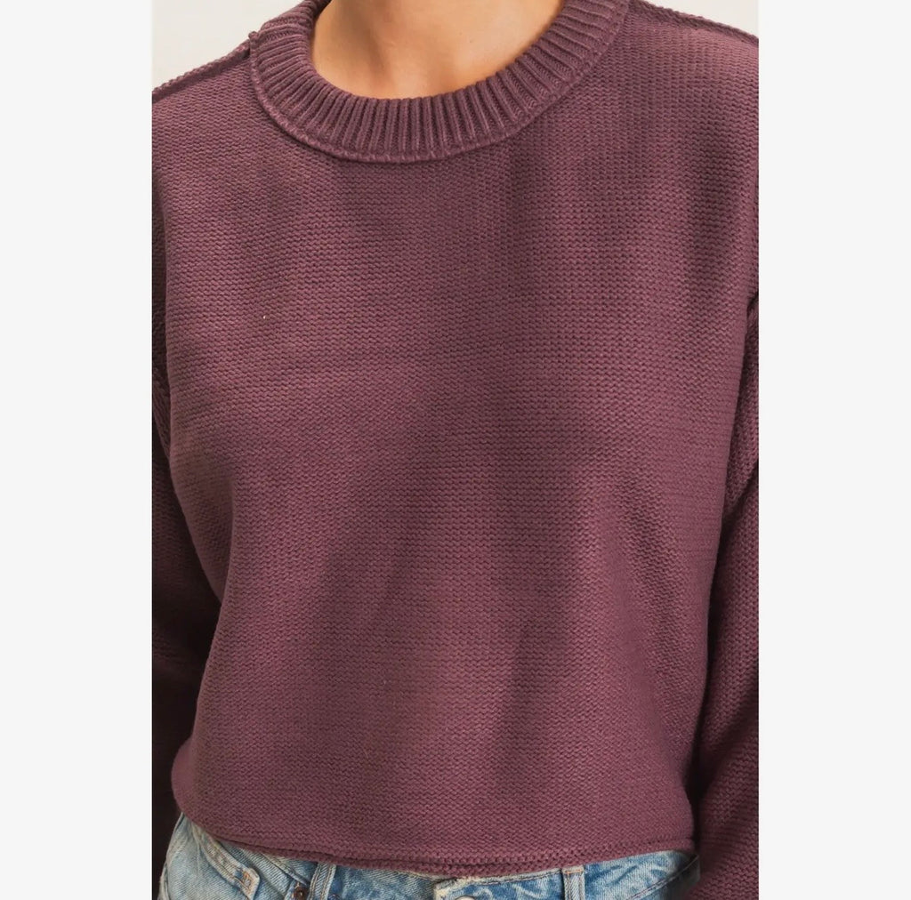 Oversized Sweater with Seam Detail
