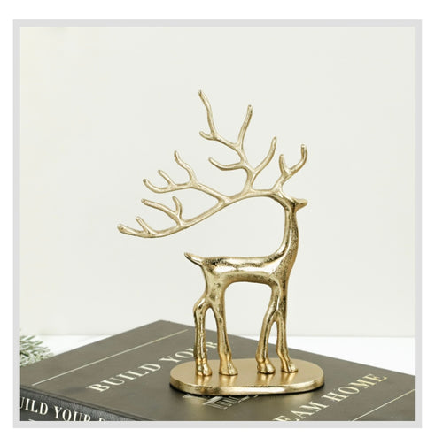 10" Gold Reindeer