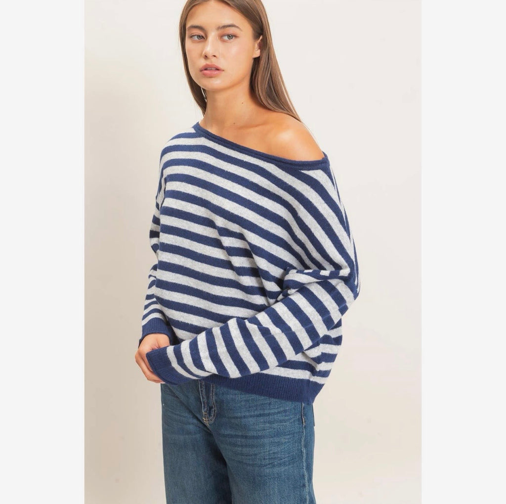 Stripe Knit Sweater
