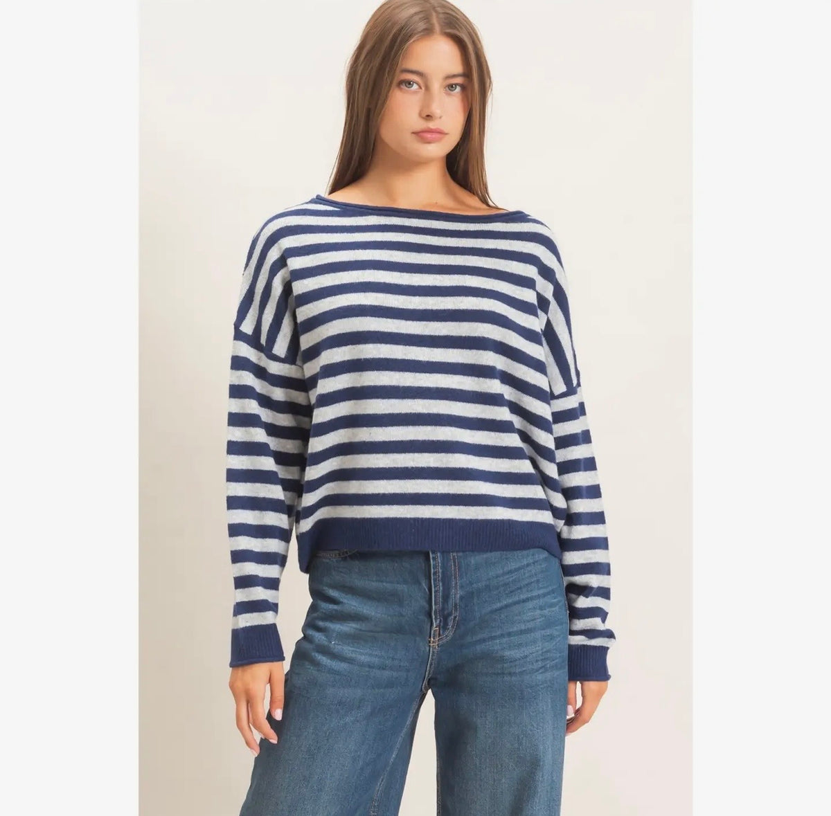 Stripe Knit Sweater