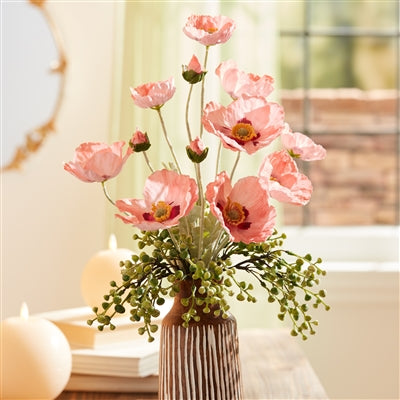 Poppy Spray 25"