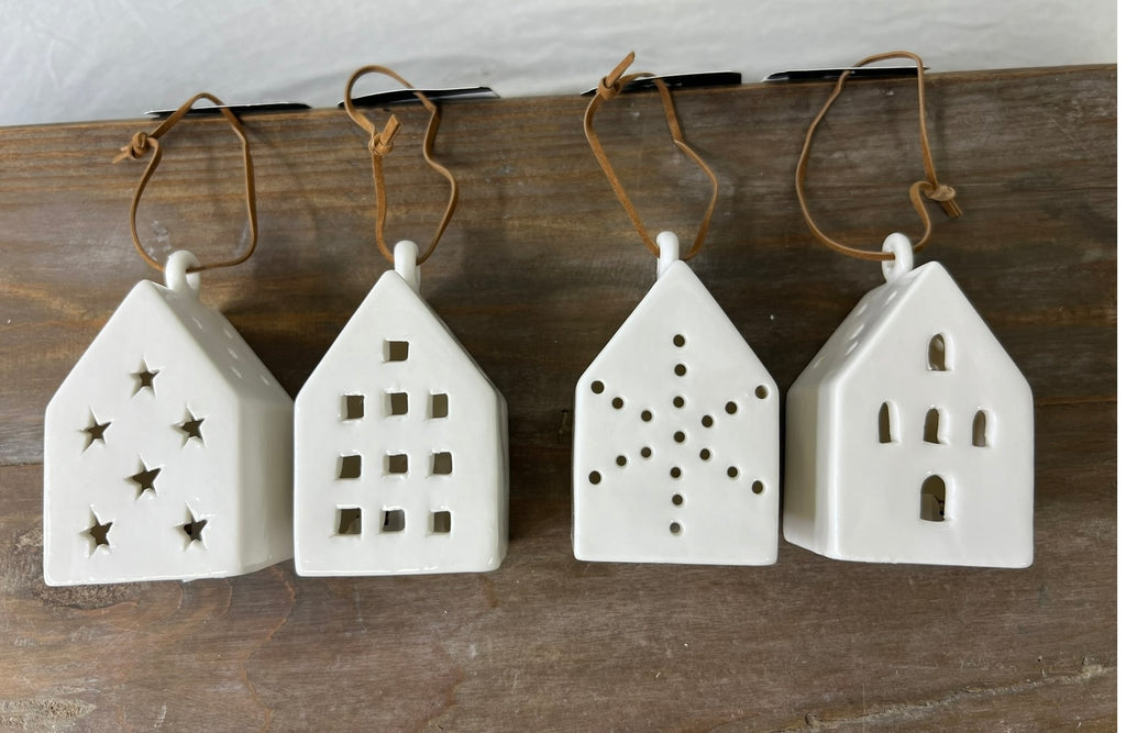 LED CERAMIC HOUSE ORNAMENT