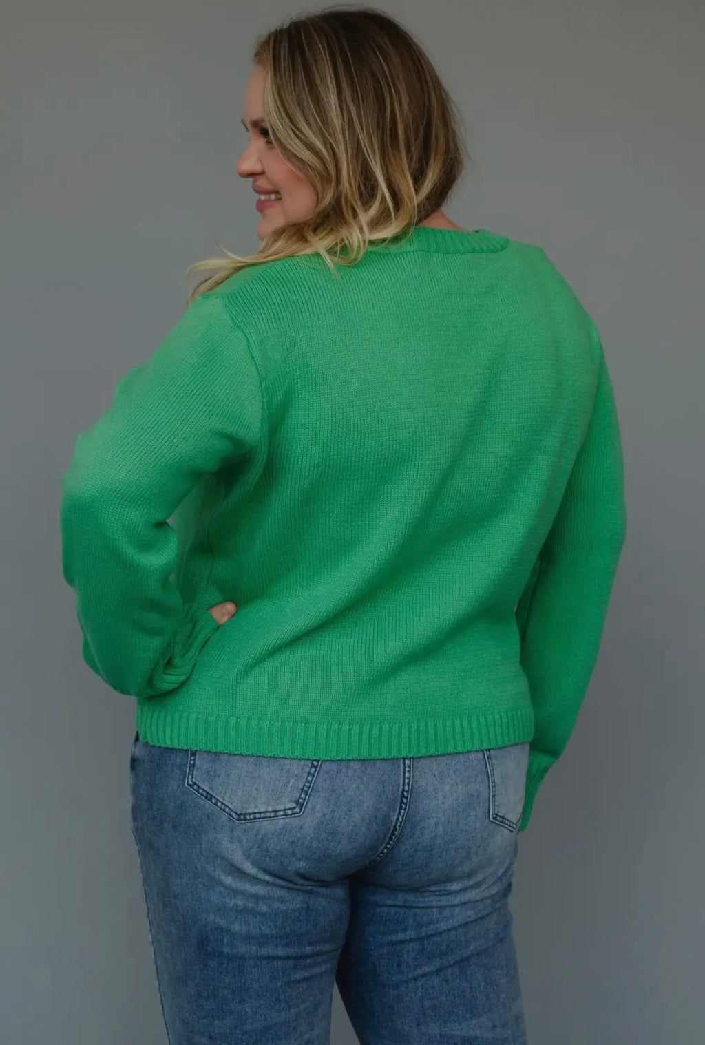 Green Merry Sweater