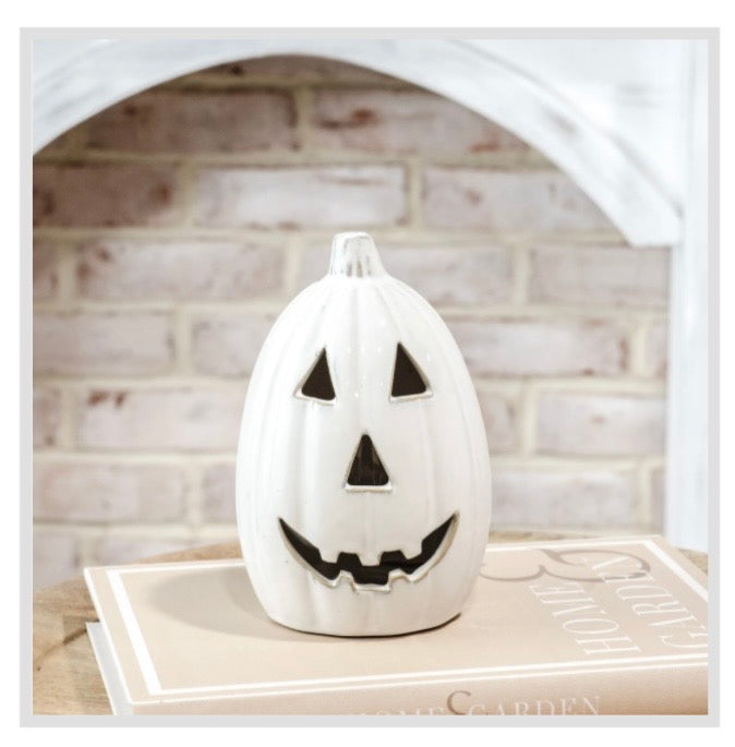 7" Tall Ceramic Jack-o-Lantern