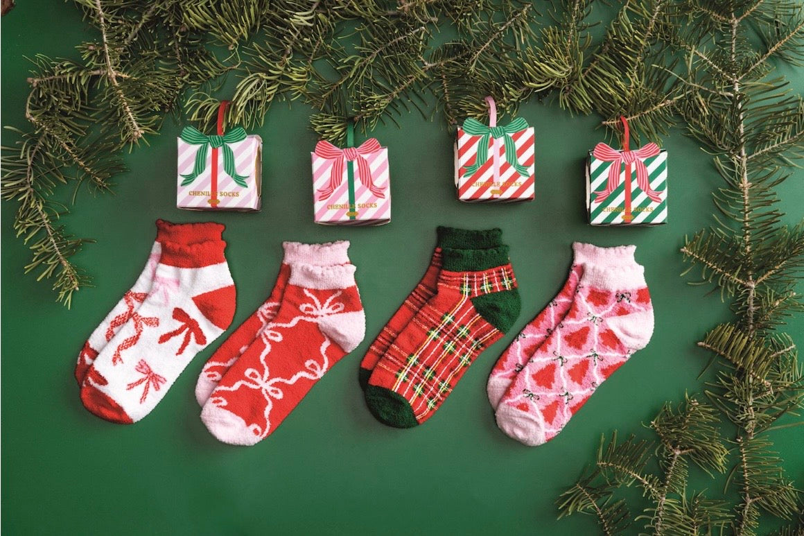 Cozy Holiday Socks in Gift Box