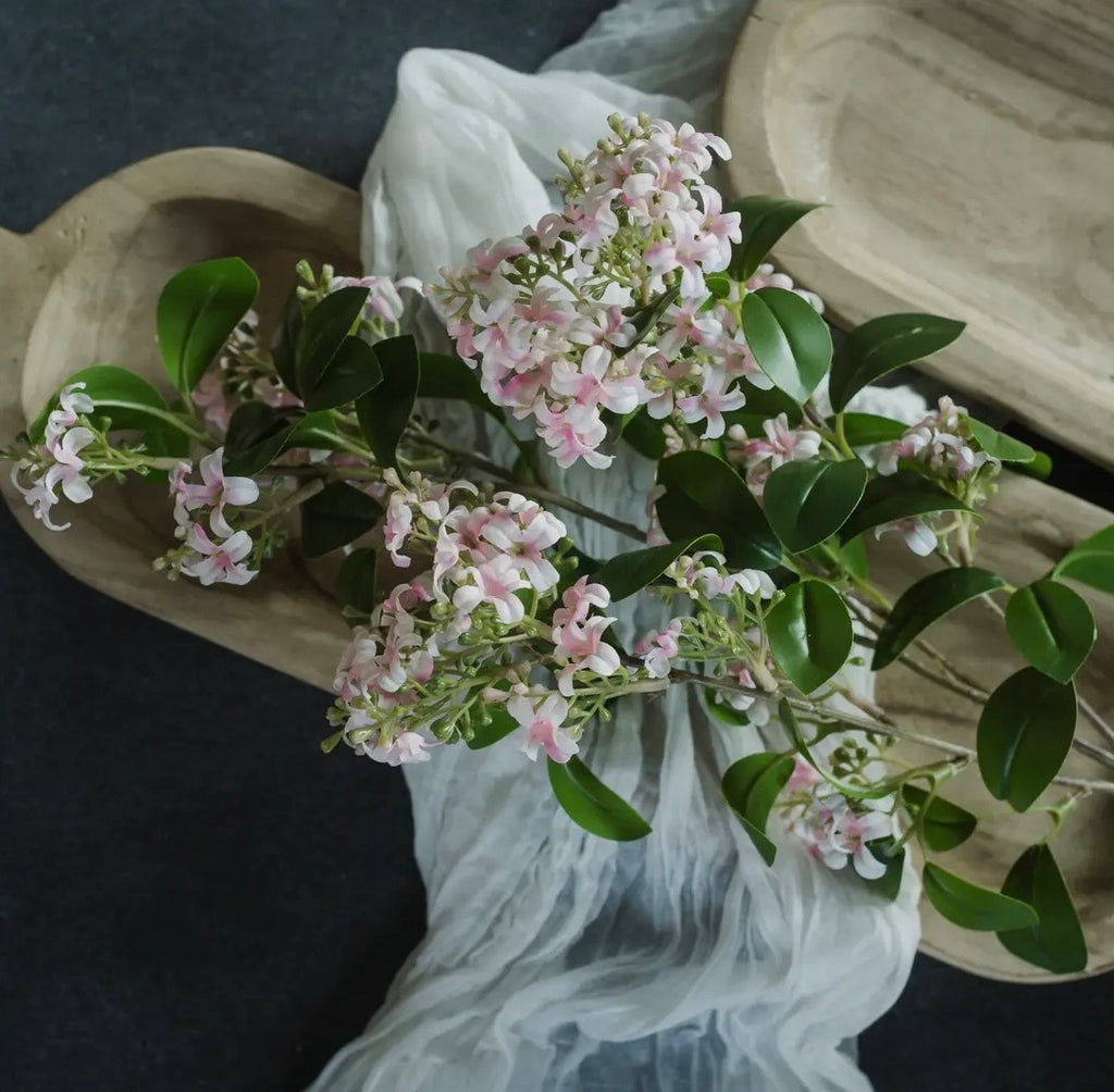 32" Pink Wild Blossom Spray