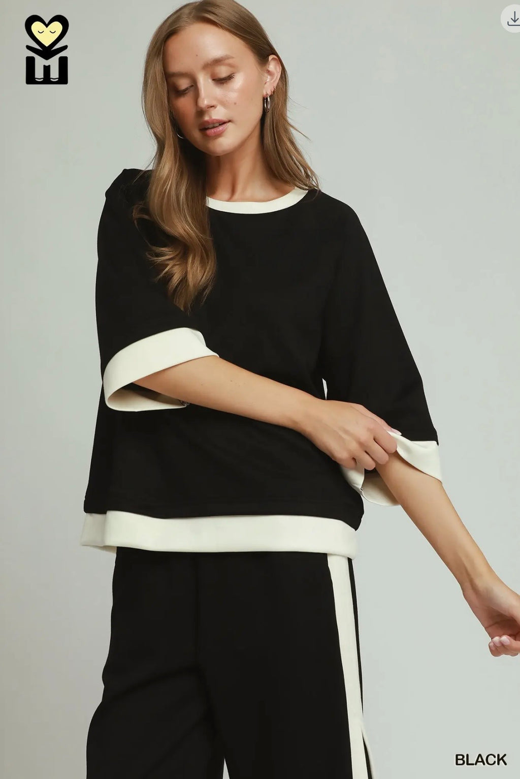 Luxe Knit Butter Soft Color Block Top