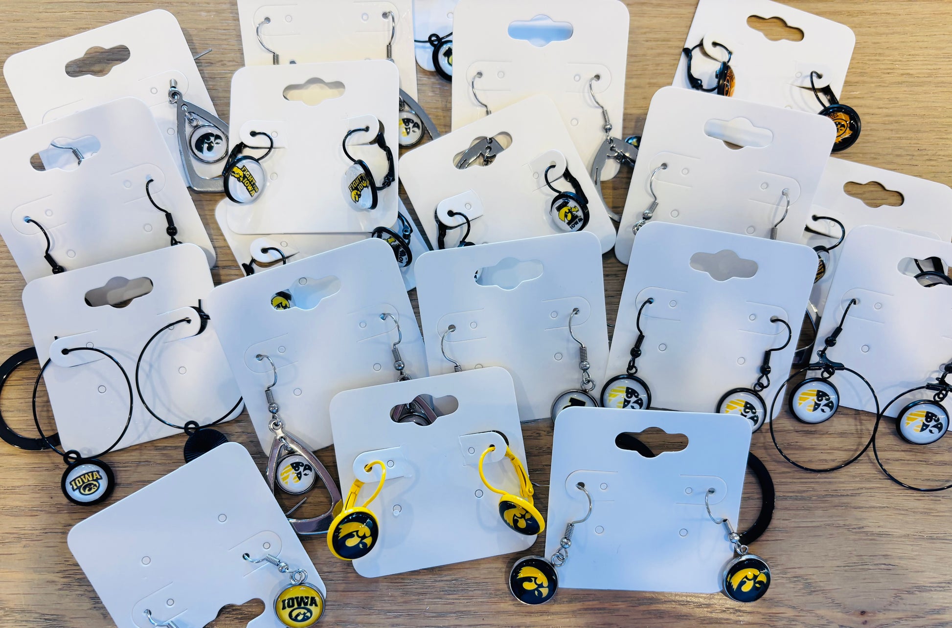 26 Iowa Druzzy Dangle Earrings