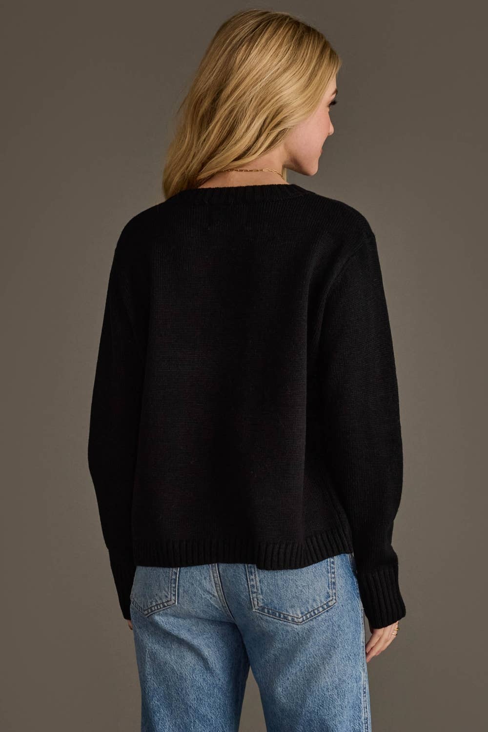 Black Football Sweater