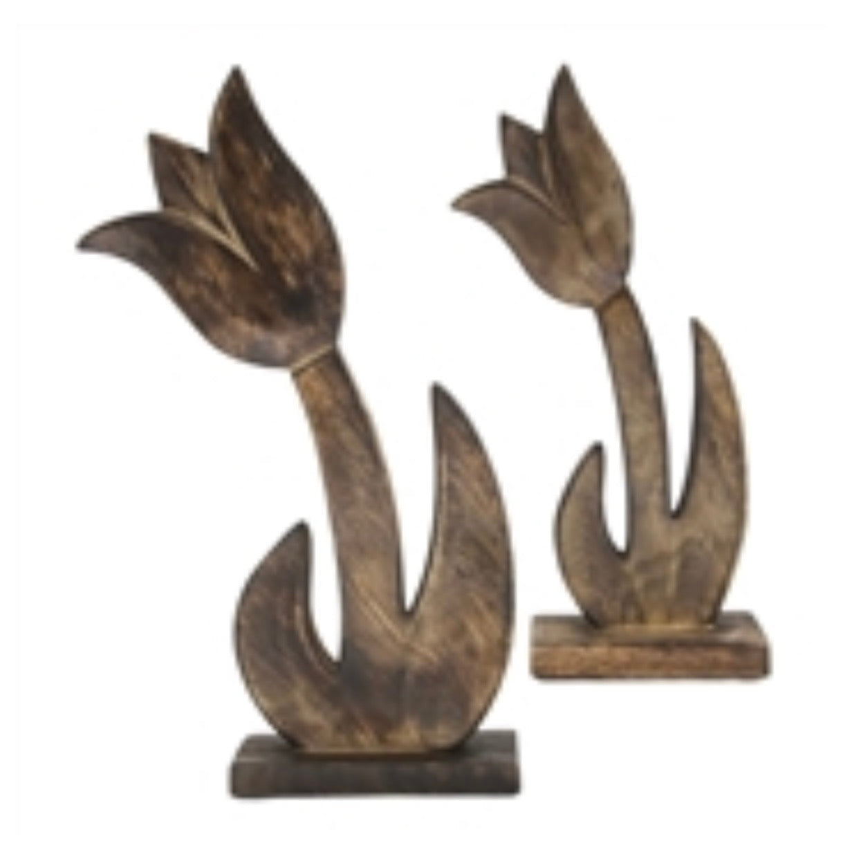 Dark Wood Tulips