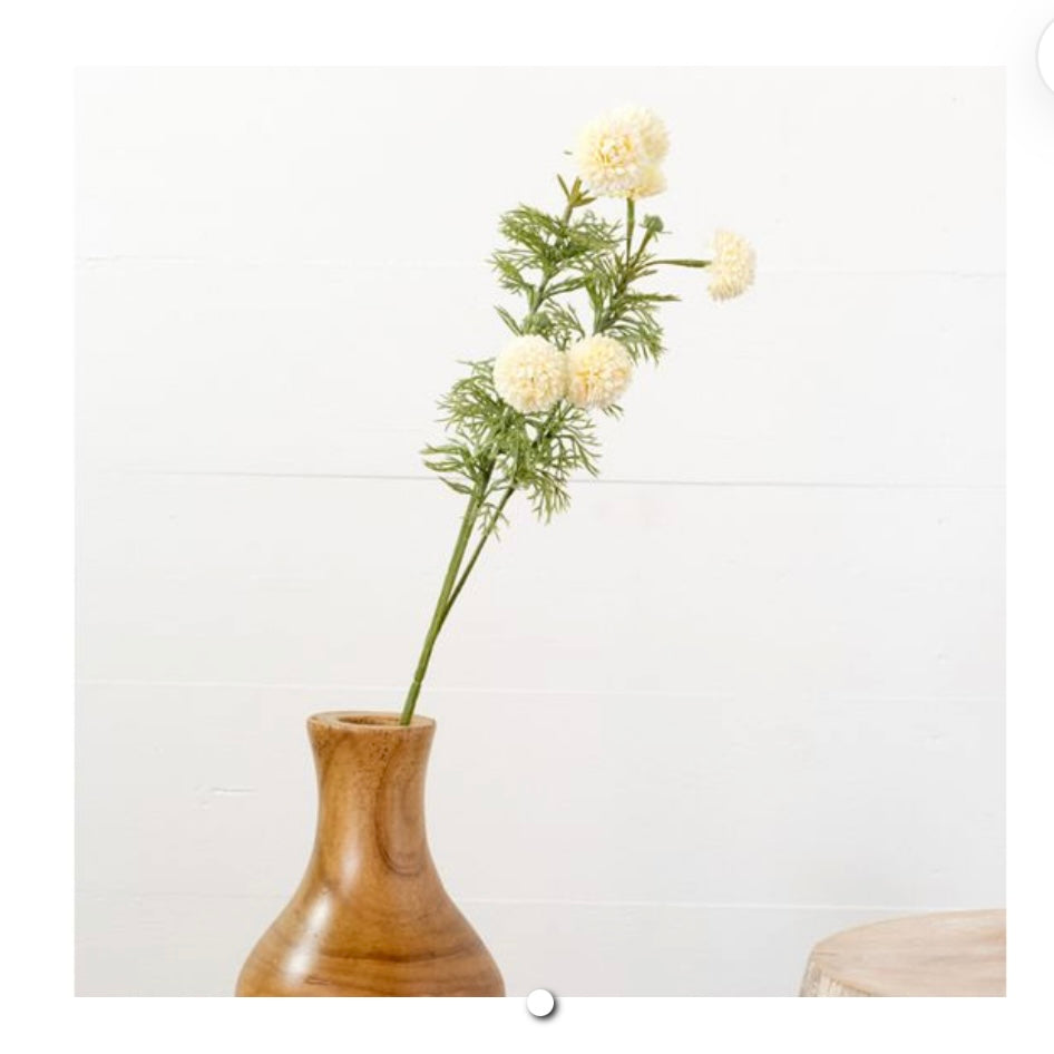 SM IVORY CHRYSANTHEMUM STEM