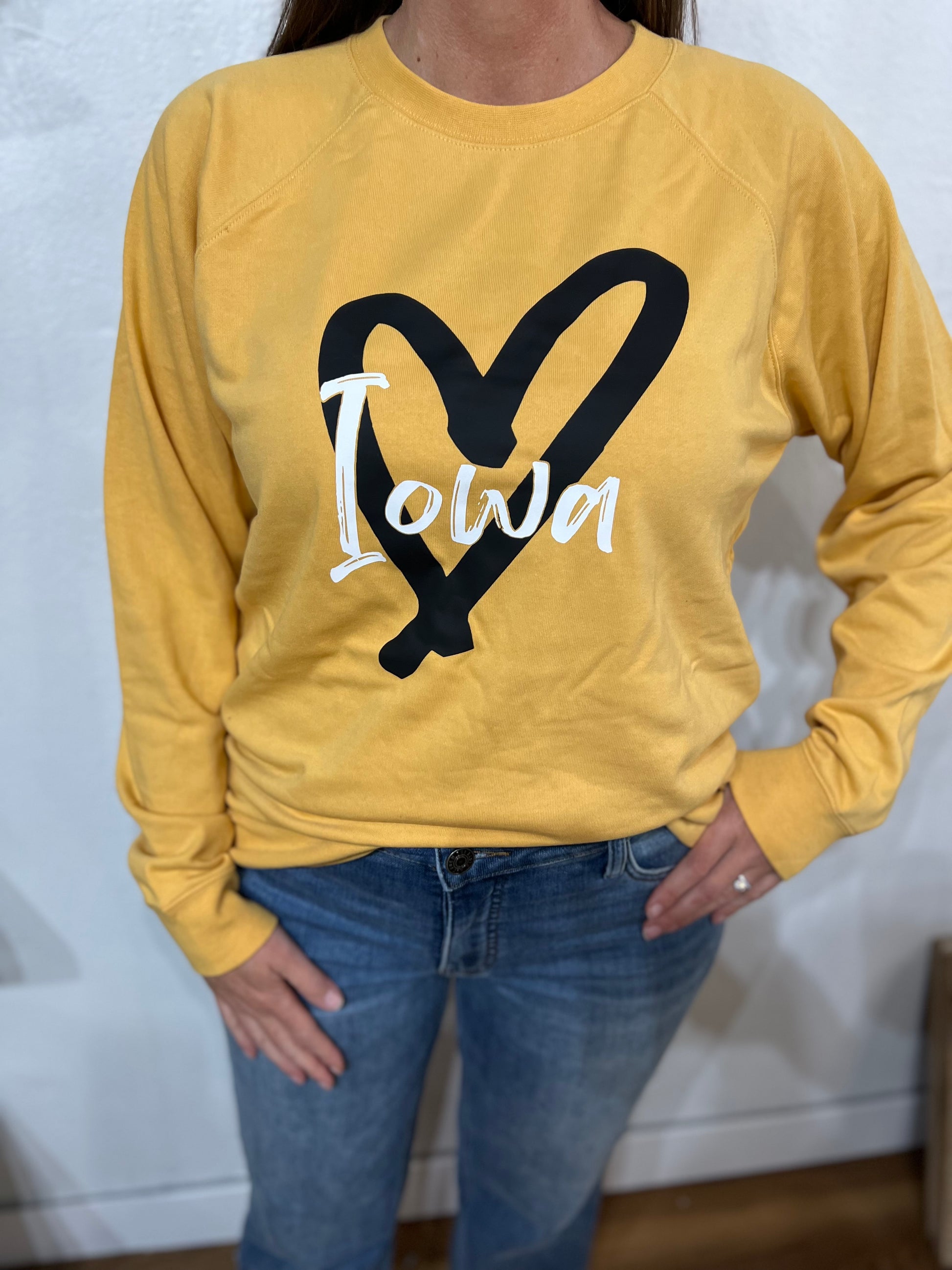 ISU / Iowa  Heart Sweatshirt