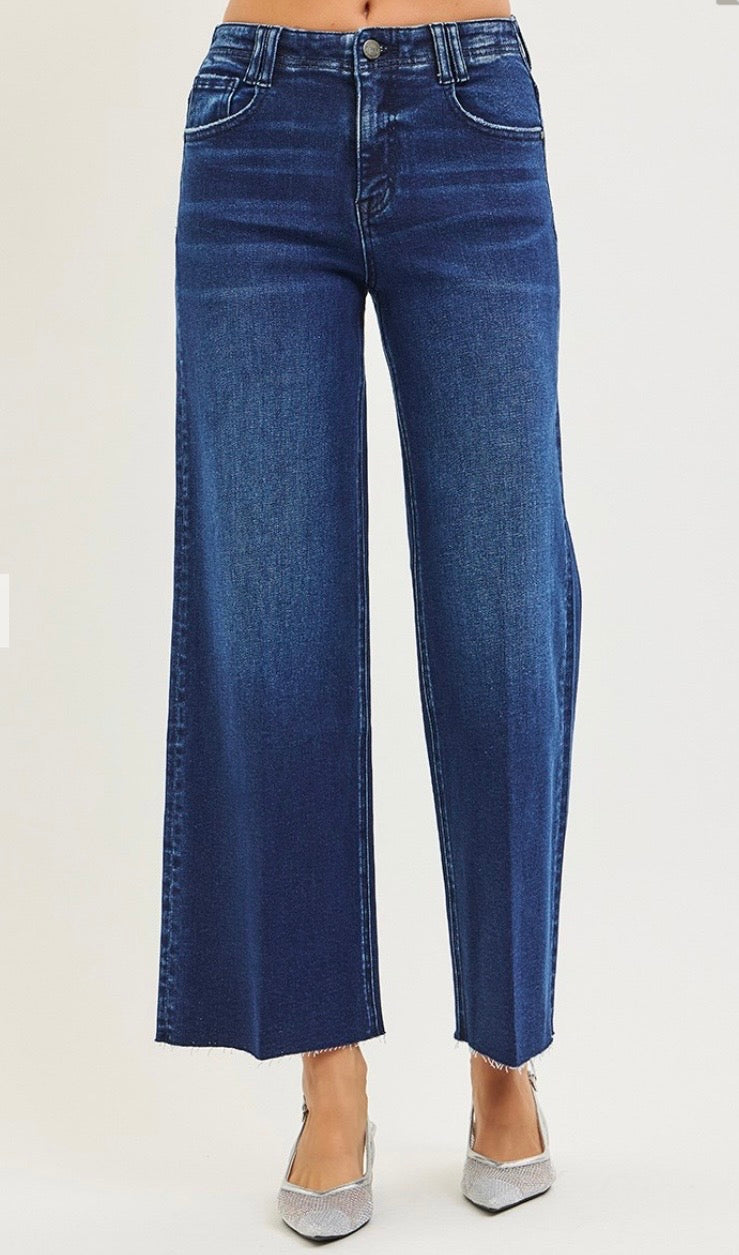 Risen HR Wide Leg Jeans