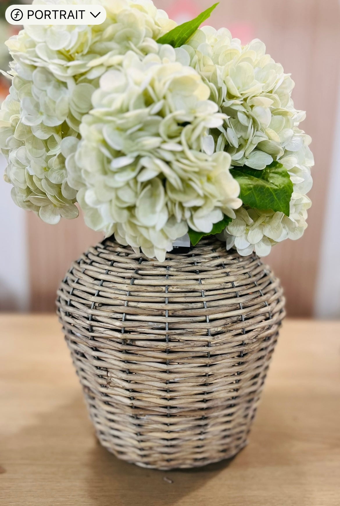 10.6" GREY WILLOW VASE