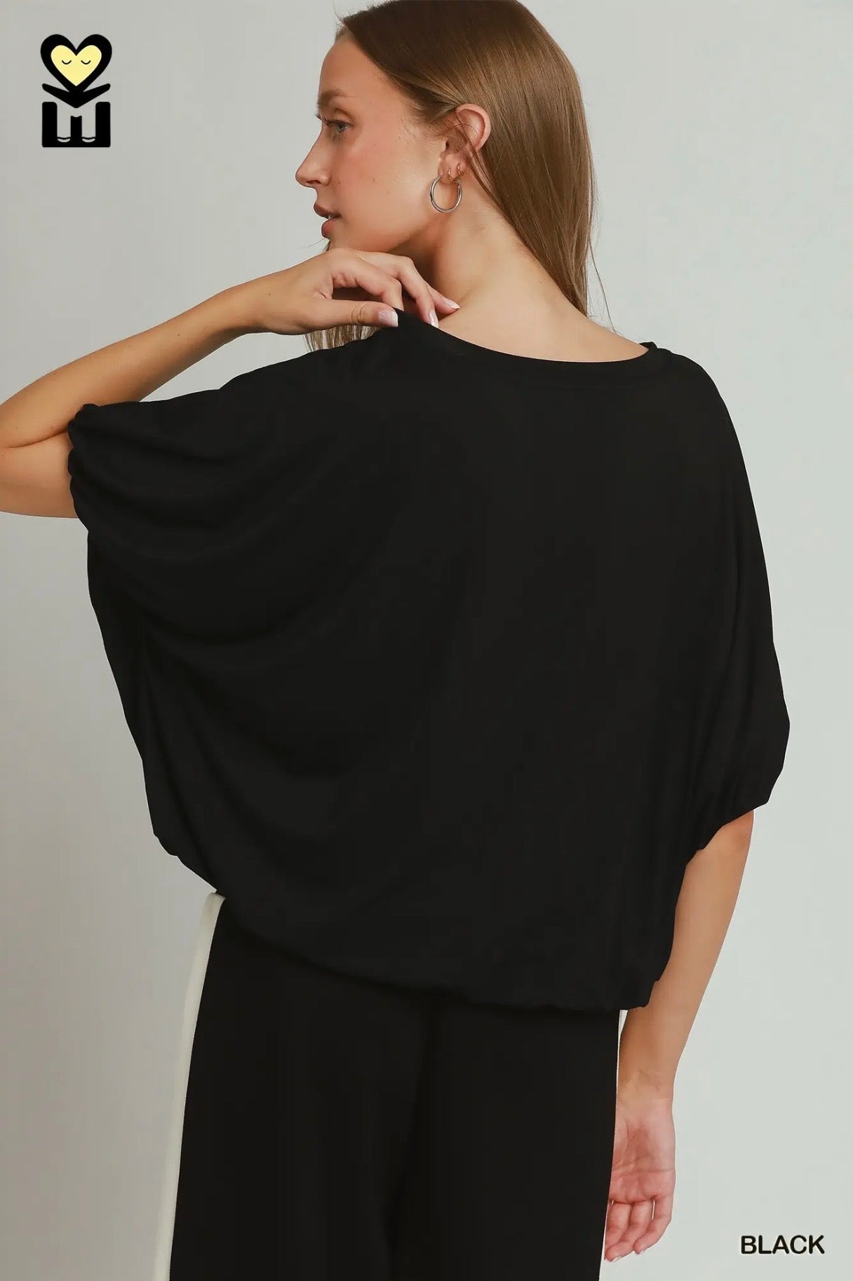 Bamboo Bubble Hem Top