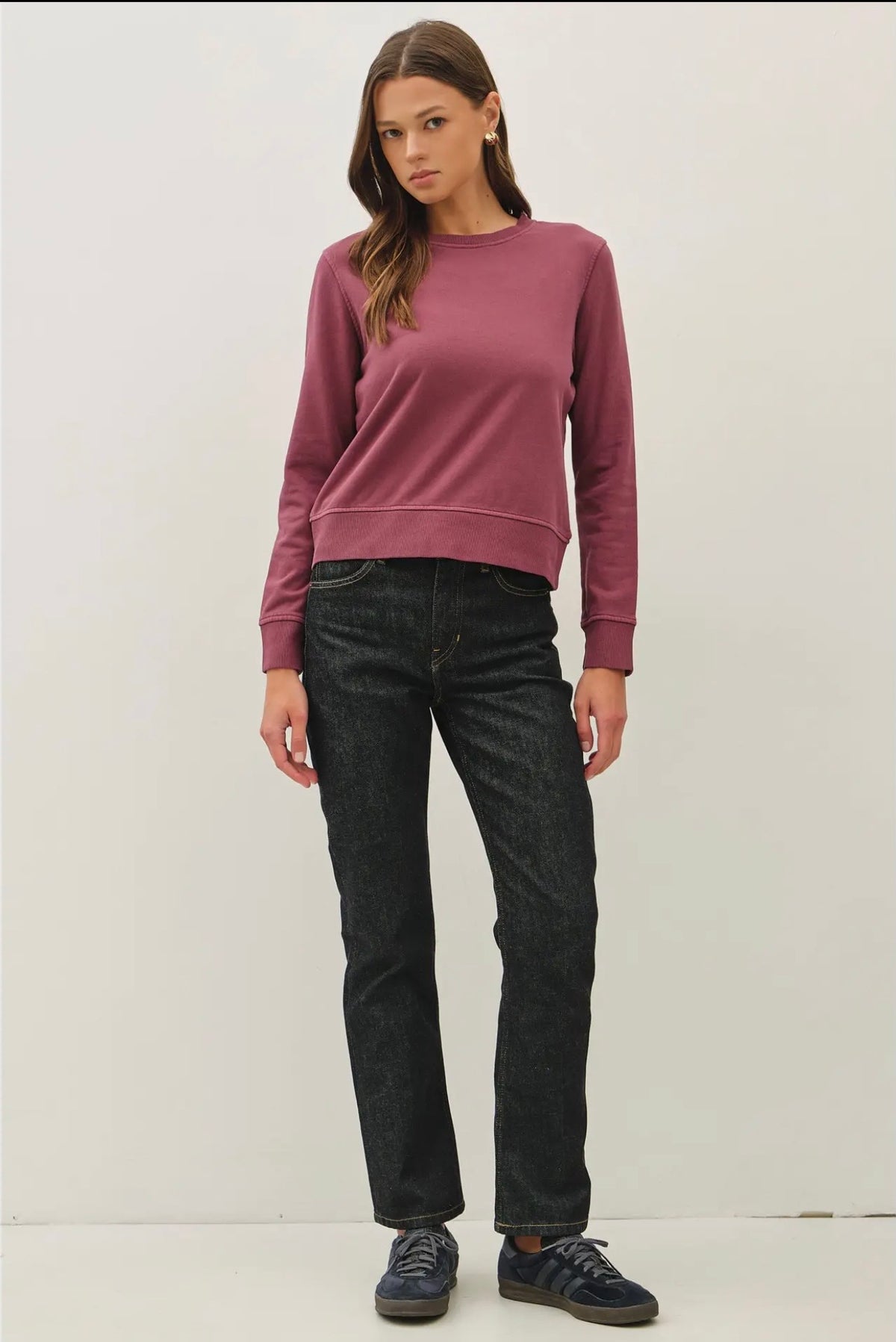 Lightweight Essential Crewneck Sweatshirt