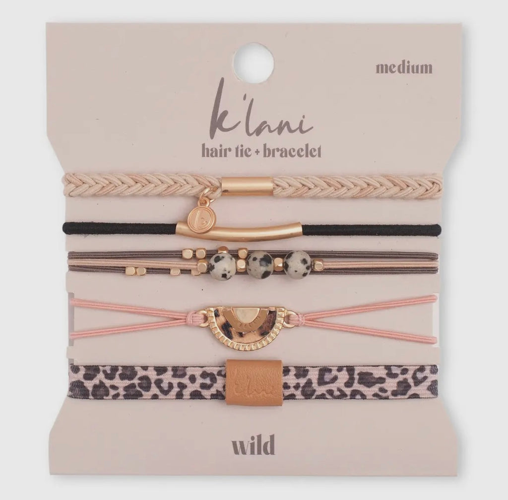 K'lani Stretch Hair Tie Bracelet Sets