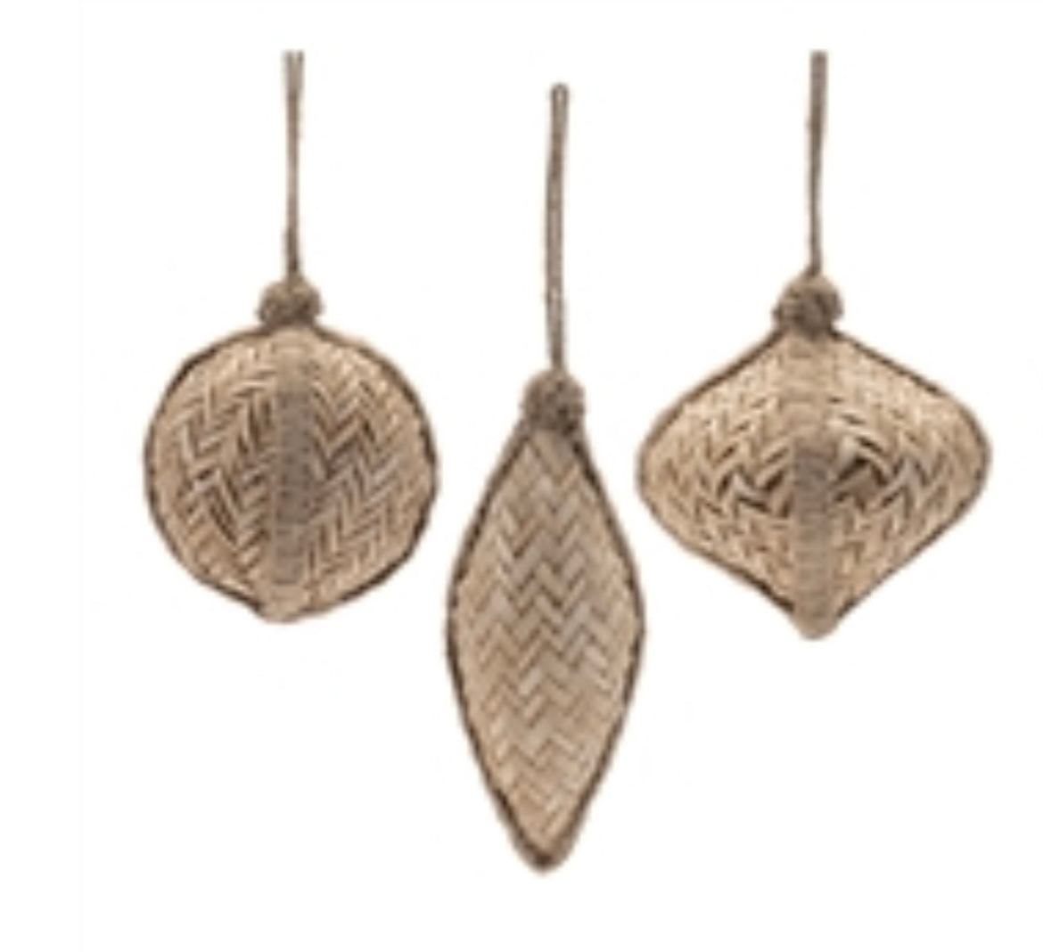 Bamboo Chevron Ornament