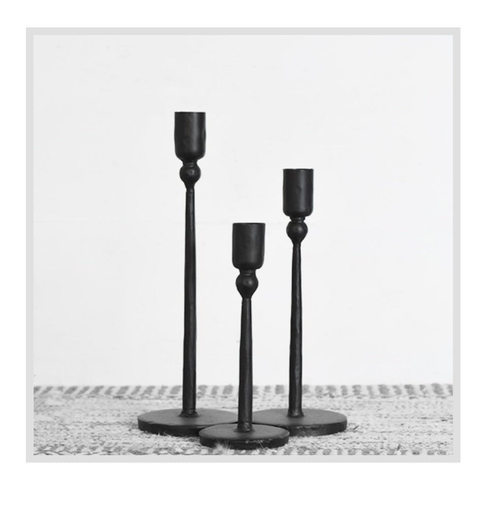 BLACKSMITH CANDLE STAND SMALL