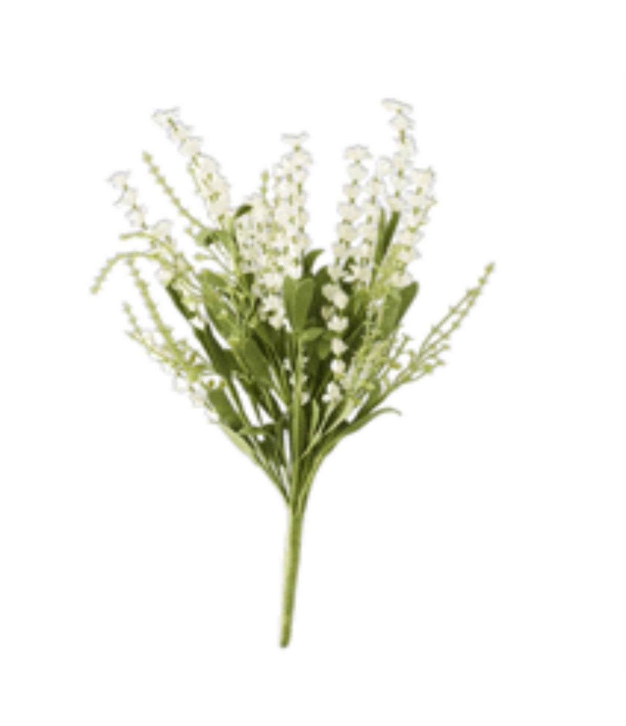19" White Lavender Bush