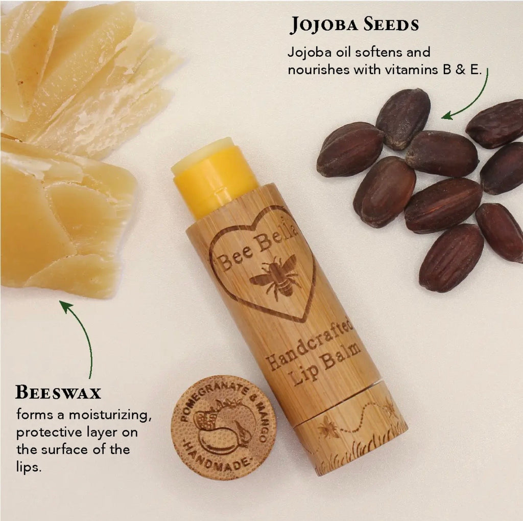Bee Pomegranate Mango Lip Balm