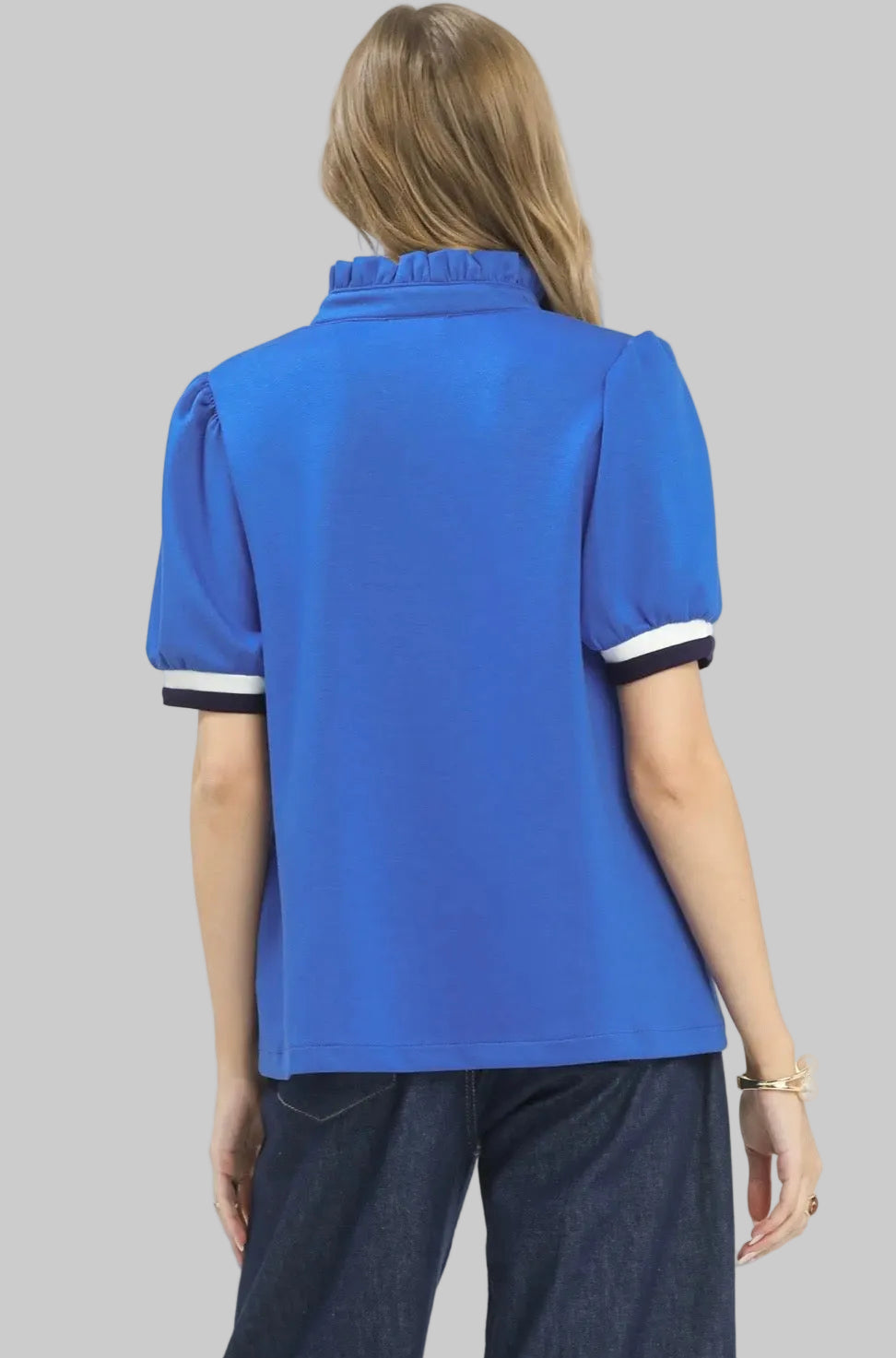 Luxe Knit Puff Sleeve Top
