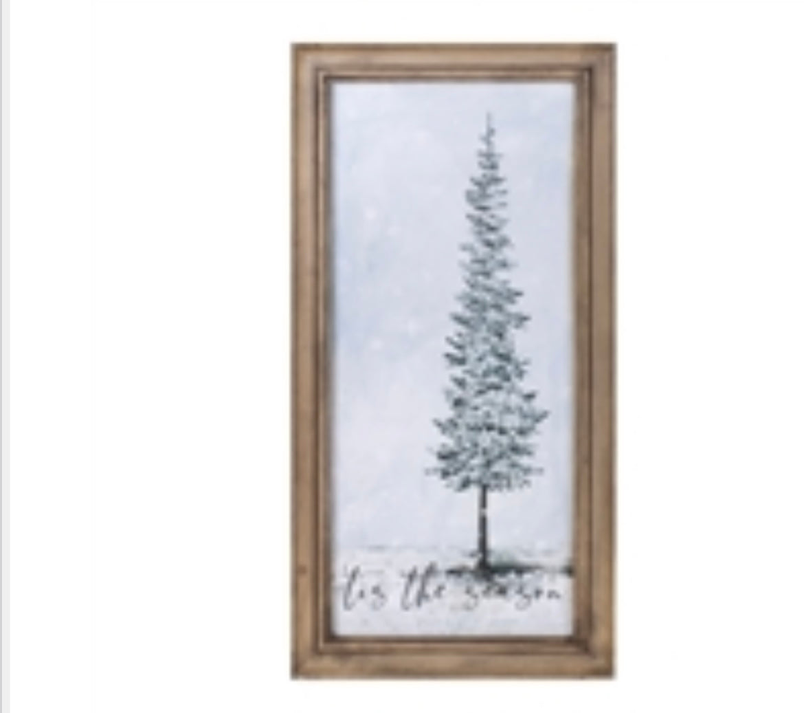 18" Tis the Season Tree Picture