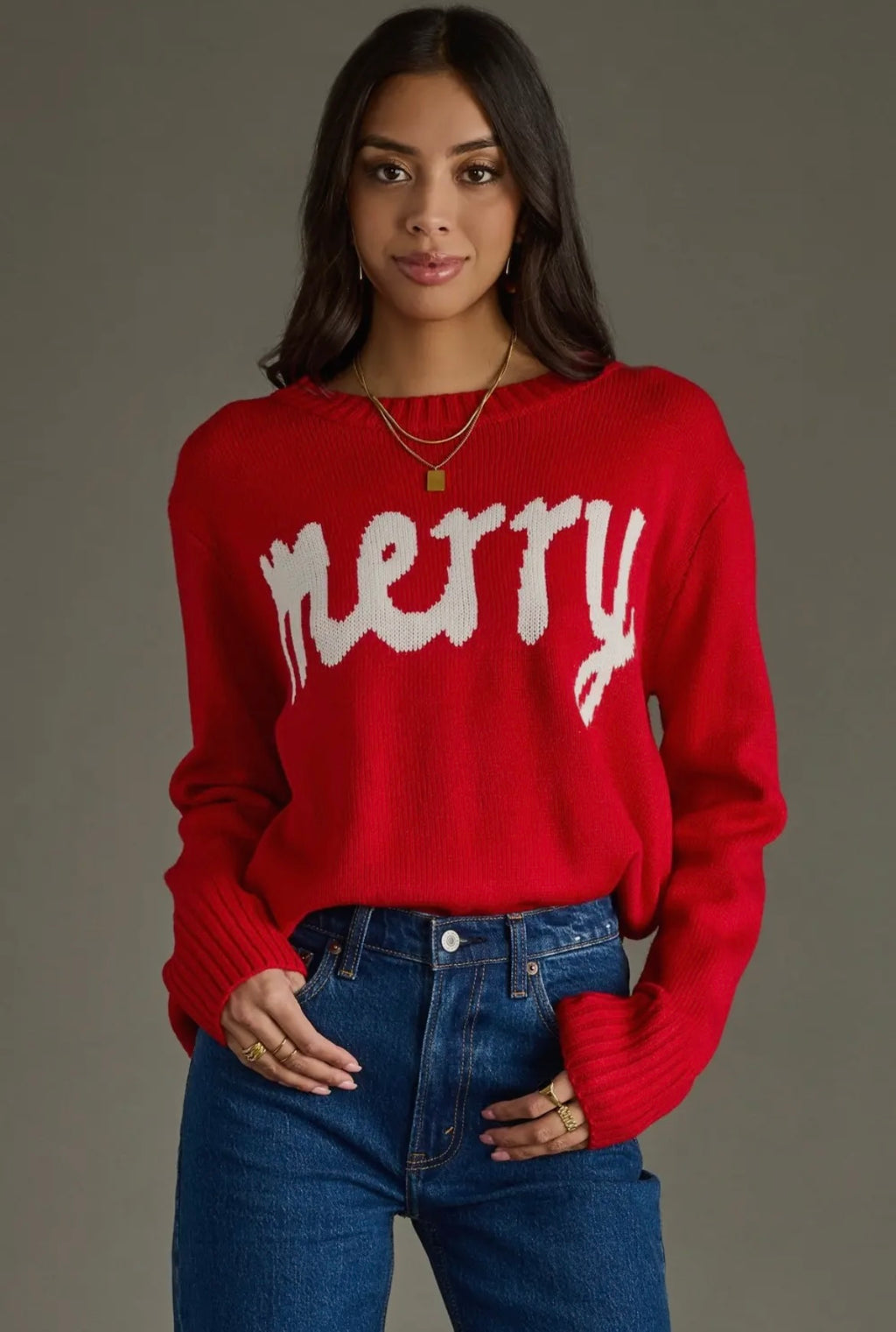 Red Merry Sweater