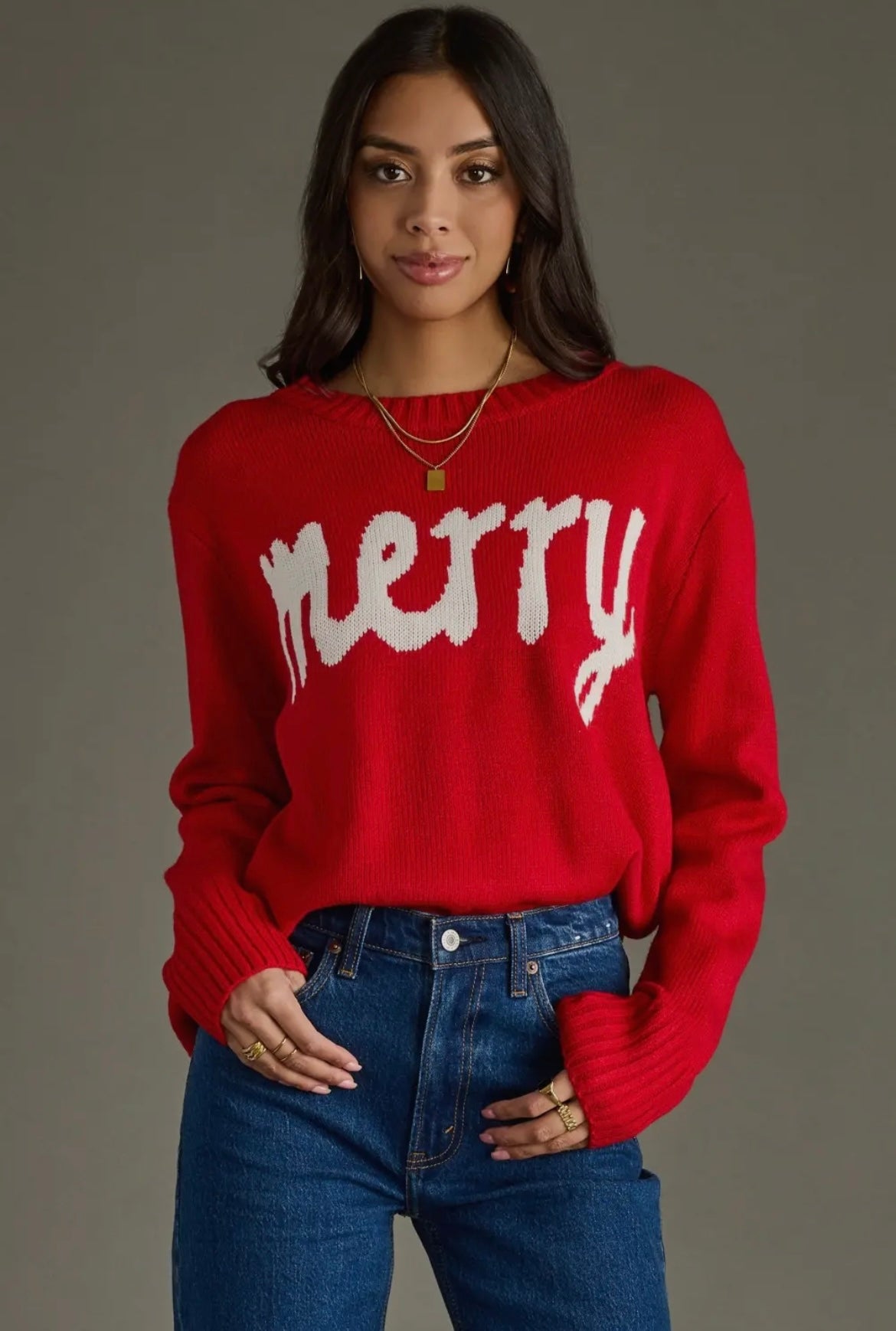 Red Merry Sweater