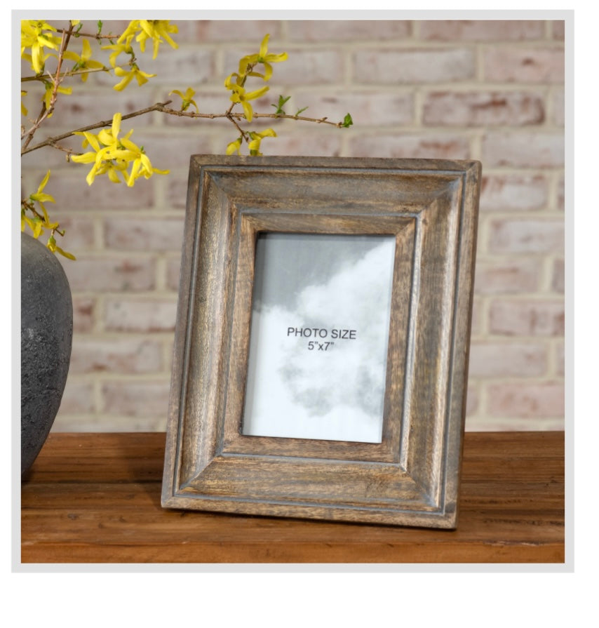 7 X 5 NAT WOOD PHOTO FRAME