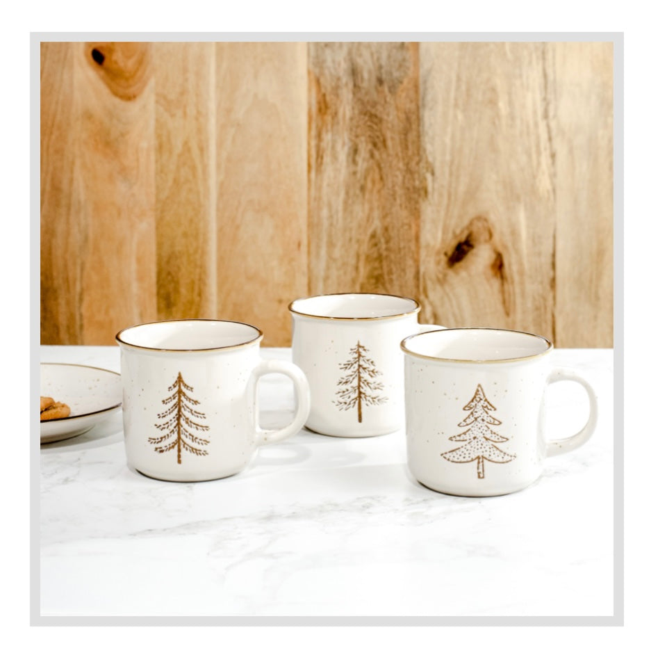 EVERGREEN TREE MUGS