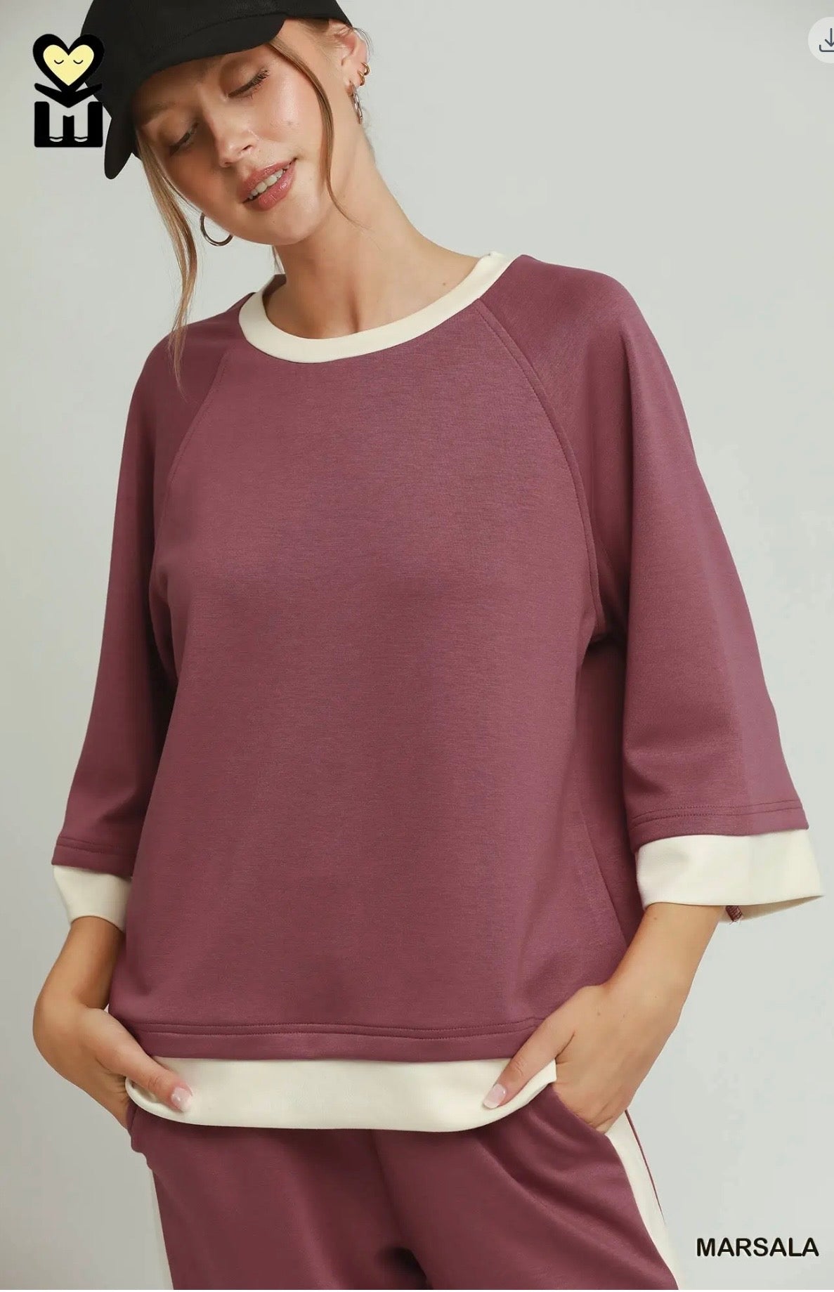 Luxe Knit Butter Soft Color Block Top
