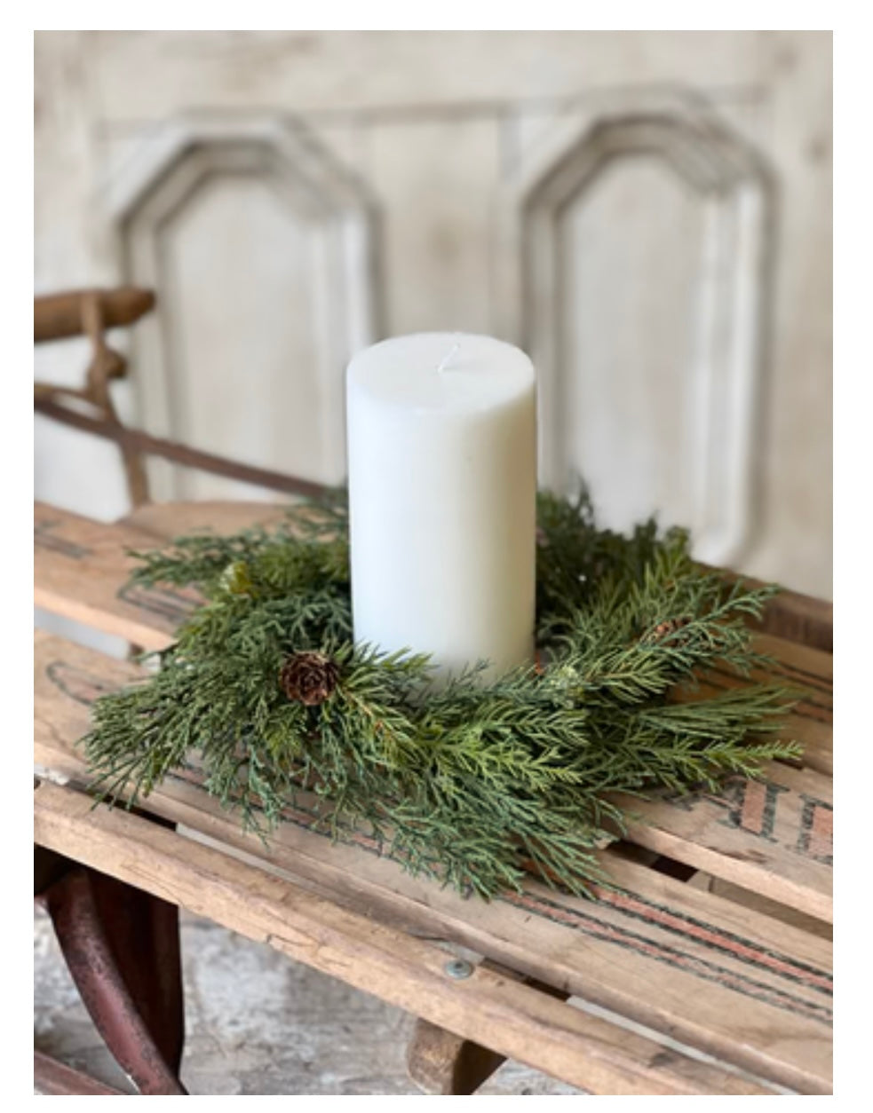 10" Telluride Spruce Candle Ring