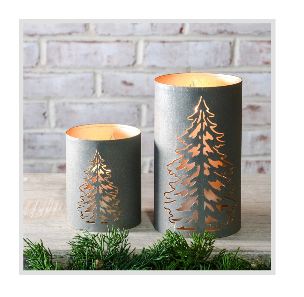 EVERGREEN TREE LANTERN SMALL