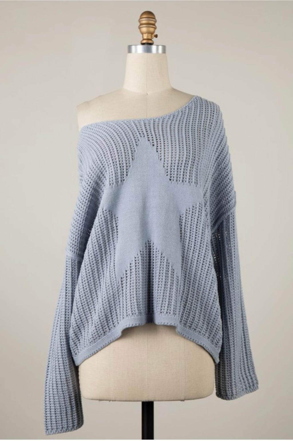 Star Crochet Sweater