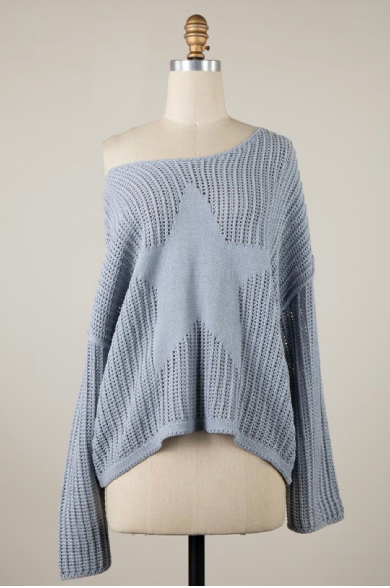 Star Crochet Sweater