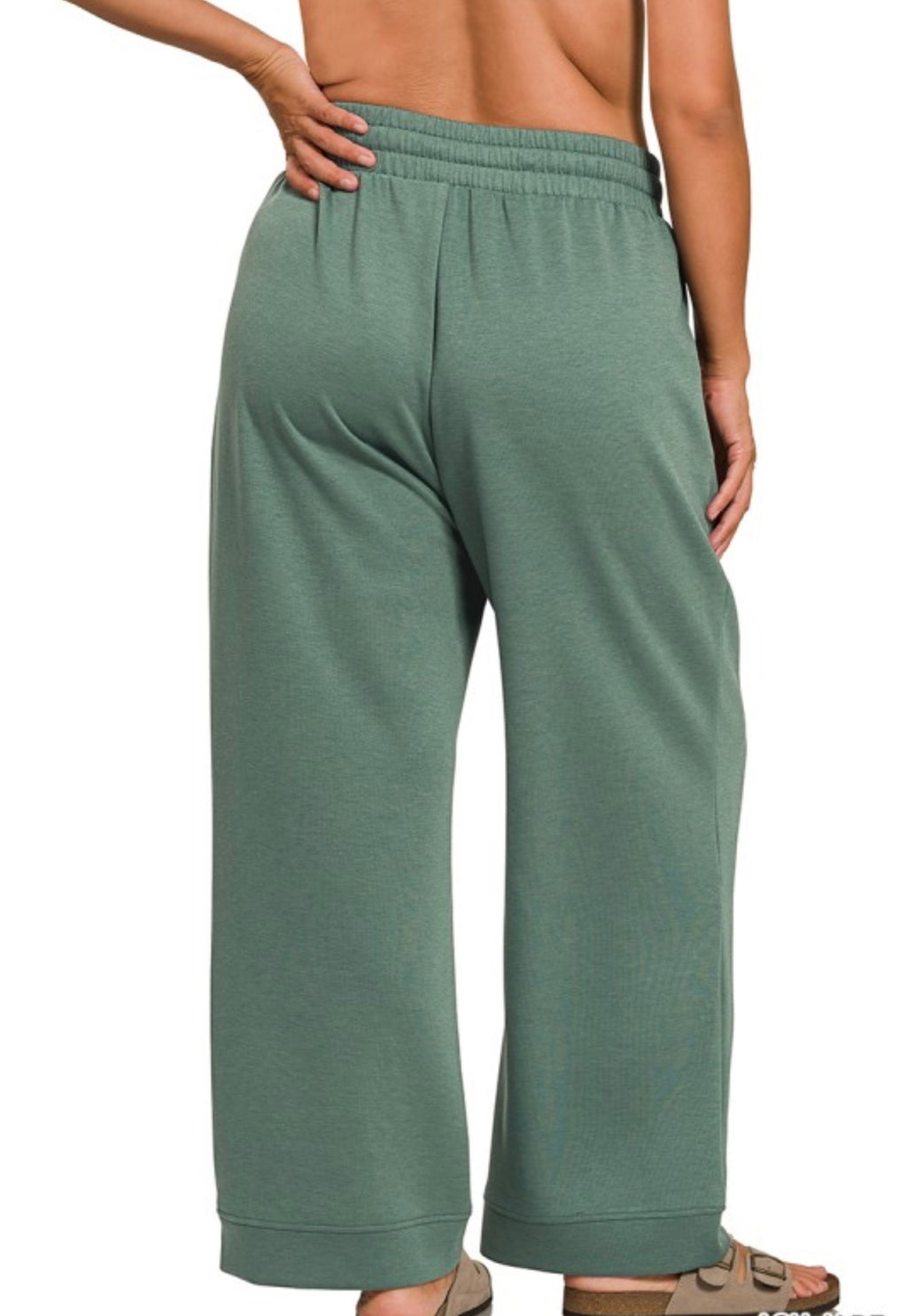 Curvy Scuba Drawstring Pants